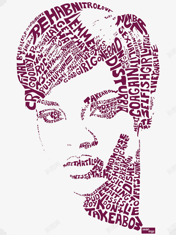 创意精彩字体肖像png免抠素材_新图网 https://ixintu.com 创意 女人 字体肖像 精彩 肖像 设计