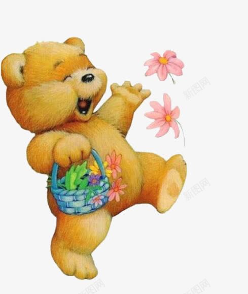 泰迪熊png免抠素材_新图网 https://ixintu.com 兴奋 创意 卡通 手绘 泰迪熊 玩具