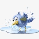 鸟池推特推特水池png免抠素材_新图网 https://ixintu.com bird pool tweet twitter water 推特 水 池 鸟