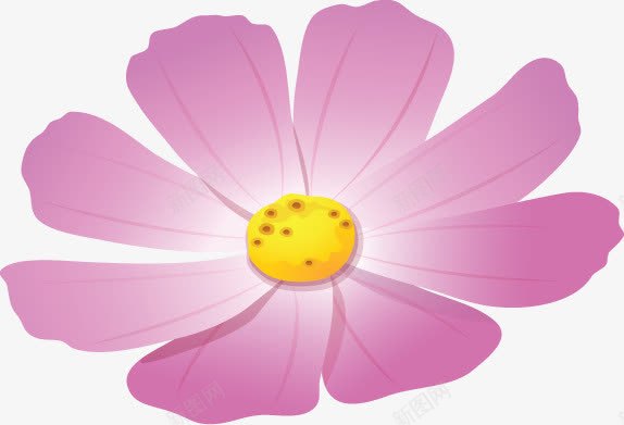 紫色创意手绘花朵植物png免抠素材_新图网 https://ixintu.com 创意 植物 紫色 花朵