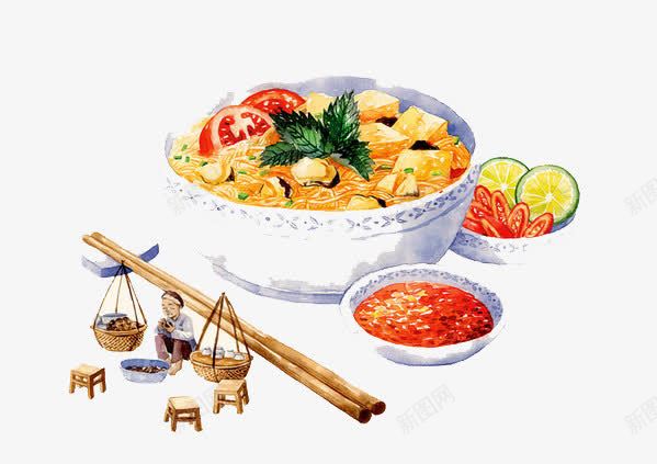 食物的来源png免抠素材_新图网 https://ixintu.com 农妇 板凳 碗筷 食物