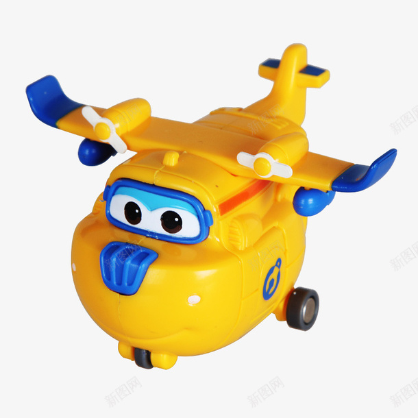 可爱卡通玩具飞机png免抠素材_新图网 https://ixintu.com 产品实物 卡通飞机 可爱 小孩玩具
