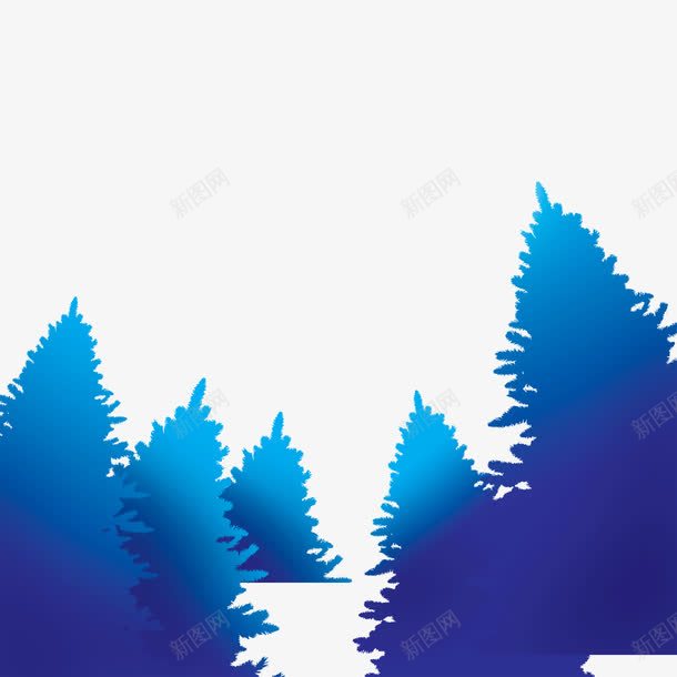 蓝色雪树png免抠素材_新图网 https://ixintu.com 蓝色雪树 蓝色雪树免扣 蓝色雪树免扣图片 蓝色雪树图片