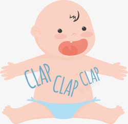 婴儿英文字母可爱婴儿高清图片