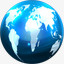 蓝色世界地球图标png免抠素材_新图网 https://ixintu.com 蓝色世界地球图标下载