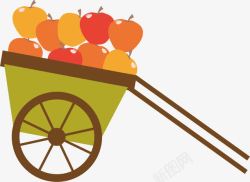 苹果车一拖车的苹果高清图片