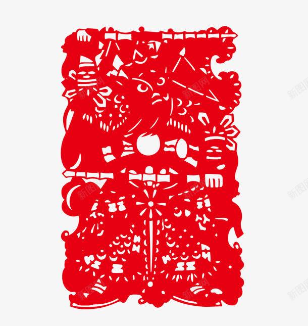 长条剪纸窗花png免抠素材_新图网 https://ixintu.com 剪纸矢量图 新年剪纸 长条剪纸免费png下载 长条剪纸窗花