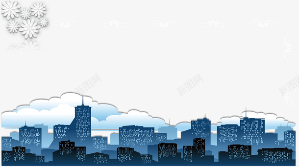 手绘建筑png免抠素材_新图网 https://ixintu.com 建筑 房子 手绘画 矢量装饰 装饰
