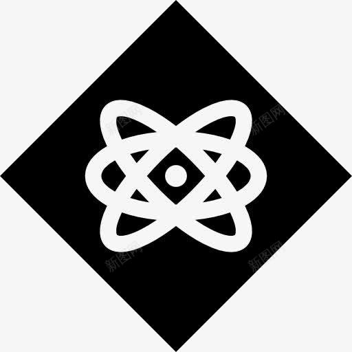 原子符号图标png_新图网 https://ixintu.com 原子 原子核物理 地图和国旗 标志