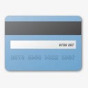 信用卡蓝色锡耶纳图标图标