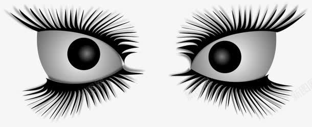 两只眼睛png免抠素材_新图网 https://ixintu.com 两只眼睛 眼睛 黑色的眼睛
