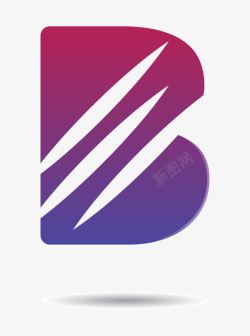 LOGO设计B字母B创意字母LOGOB图标高清图片