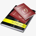 护照书在路上的chinastyleicons图标图标