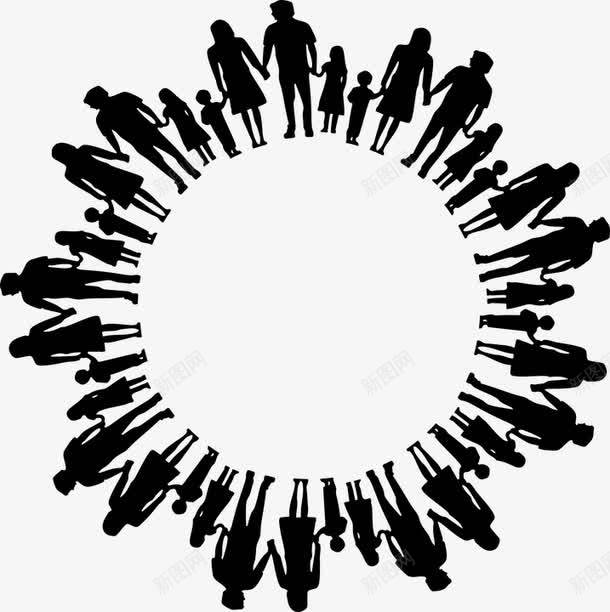 手绘人物png免抠素材_新图网 https://ixintu.com 人物 大人 小孩 手绘画 矢量装饰 装饰