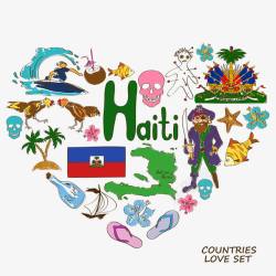 海地国家素材
