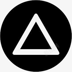 三角形黑色的和白色的PlayS图标png_新图网 https://ixintu.com and black triangle white 三角形 三角形黑色的和白色的PlayStationFlaticons免费下载 和 白色的 黑色的
