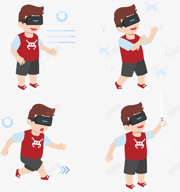 游戏晋级过程png免抠素材_新图网 https://ixintu.com VR体验 产品宣讲 用户体验 虚拟现实游戏