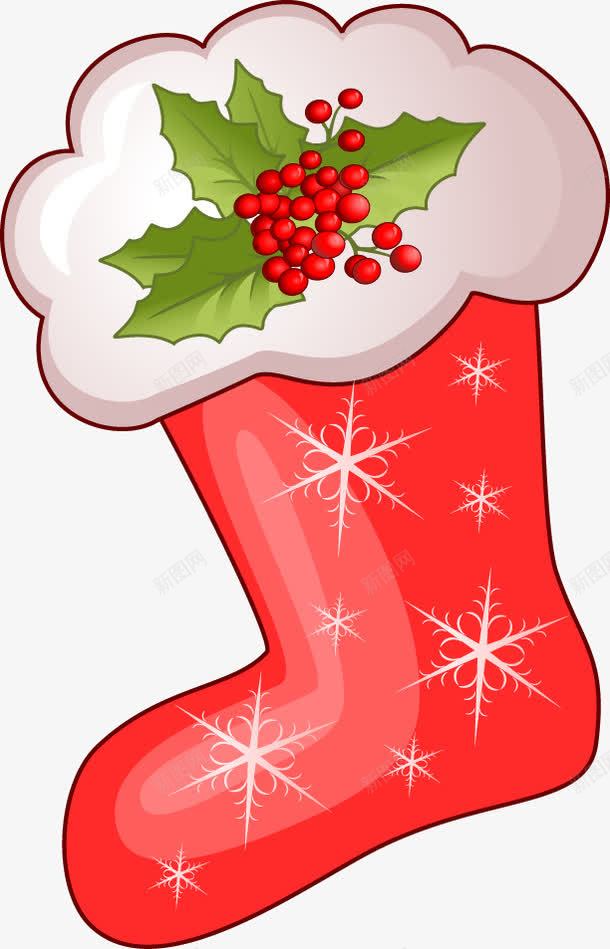 卡通圣诞节装饰元素png免抠素材_新图网 https://ixintu.com 卡通圣诞节矢量装饰靴子