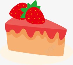 矢量水果夹心水果蛋糕高清图片