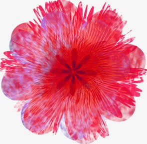 手绘红色线条花朵纹理png免抠素材_新图网 https://ixintu.com 红色 纹理 线条 花朵