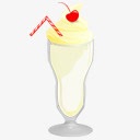 milkshake奶昔香草食品复古的50高清图片
