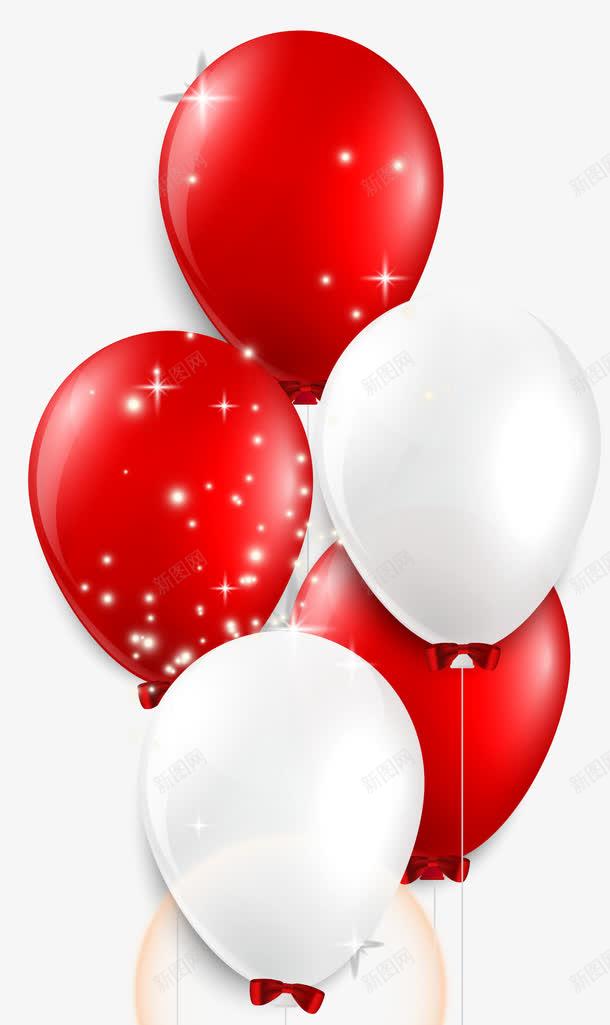红色简约气球装饰图案png免抠素材_新图网 https://ixintu.com 免抠PNG 气球 简约 红色 装饰图案