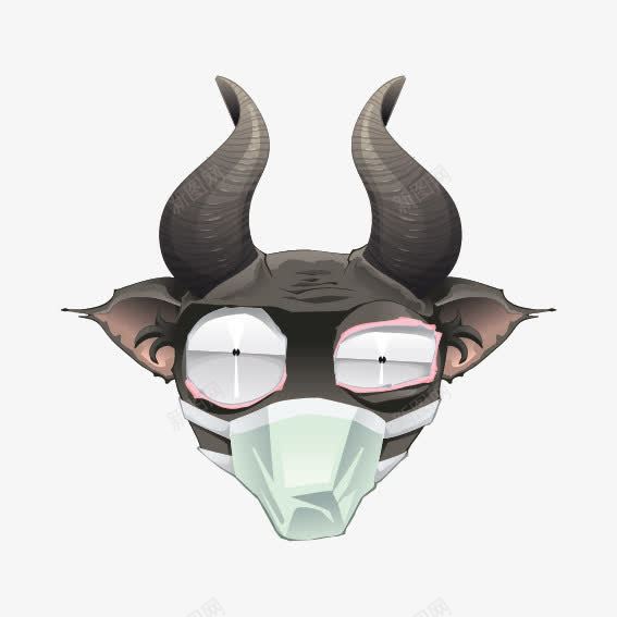 搞怪牛png免抠素材_新图网 https://ixintu.com 头像 搞怪 牛