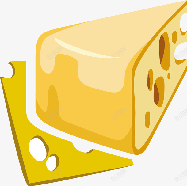乳制品奶酪矢量图eps免抠素材_新图网 https://ixintu.com 乳制品 奶酪 食品 食材 食物 黄色 矢量图