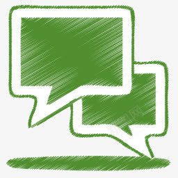 对话框绿色拉丝图标png_新图网 https://ixintu.com 图标 对话框 拉丝 绿色