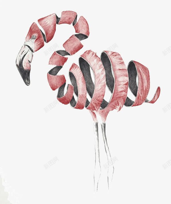 鸟创意插画png免抠素材_新图网 https://ixintu.com 创意 动物 插画 艺术 视觉 设计 鸟