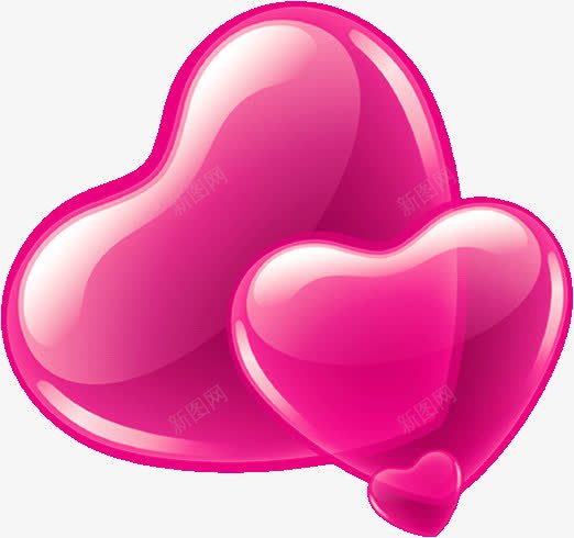 粉色心形气球png免抠素材_新图网 https://ixintu.com 心形 气球 粉色