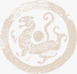 棕色中国风纹理图标素材