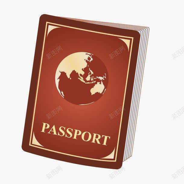 护照通行证png免抠素材_新图网 https://ixintu.com 出国 护照 身份证明 通行证