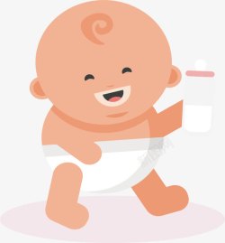 喝奶的婴儿素材