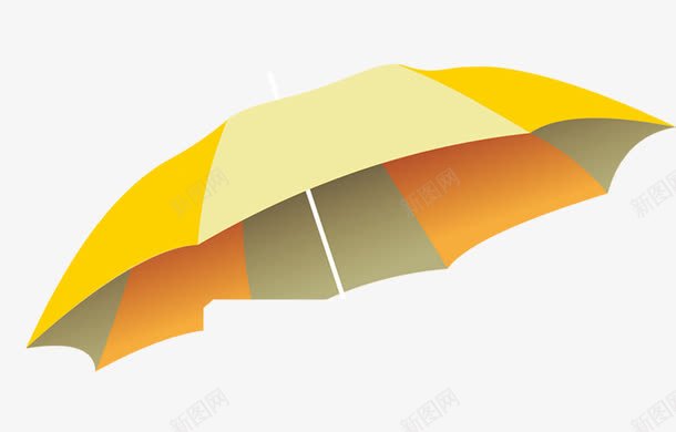 一把黄色太阳伞png免抠素材_新图网 https://ixintu.com 一把 太阳伞 手绘 黄色