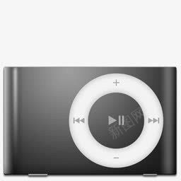 iPodShuffle黑色图标png_新图网 https://ixintu.com black ipod mp3 player shuffle 洗牌 球员 黑色的