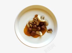 盘子上的奶昔素材