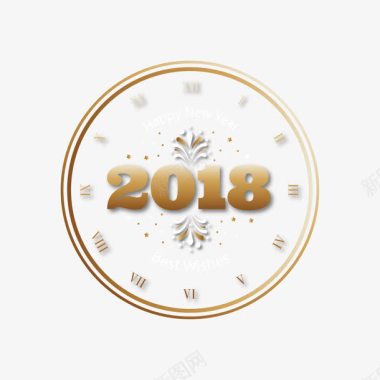 2018时钟图标图标