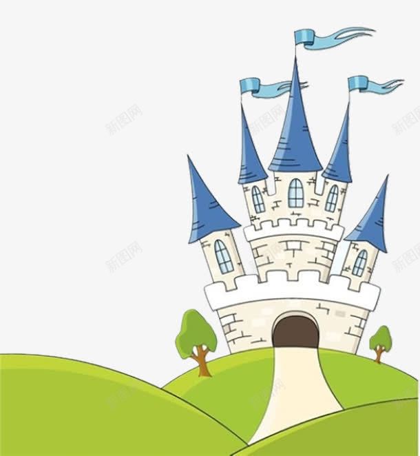 欢快俏皮装饰卡通城门图png免抠素材_新图网 https://ixintu.com 卡通城门 卡通手绘 城堡 城门 建筑 手绘图案