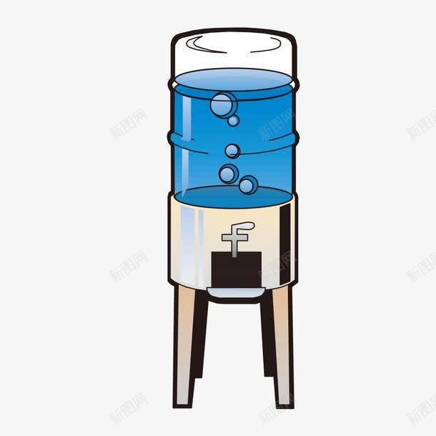 手绘饮水机png免抠素材_新图网 https://ixintu.com 喝水 水机 饮料 饮水机