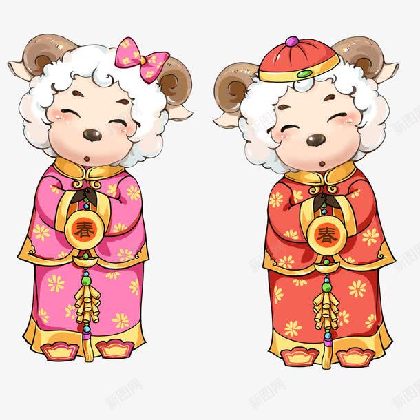 可爱羊羊png免抠素材_新图网 https://ixintu.com 卡通小羊 可爱小羊 小羊 羊卡通人