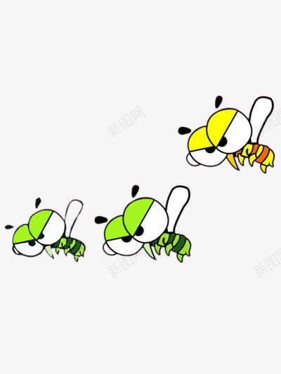 可恶的蚊子png免抠素材_新图网 https://ixintu.com 卡通 可爱 可爱蚊子 素材 绿色