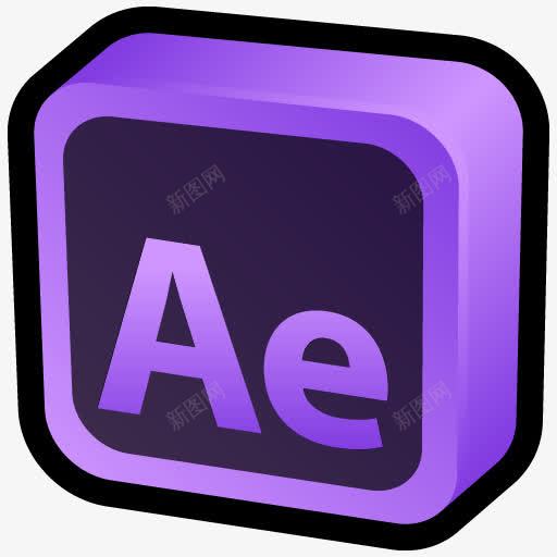 AdobeAfterEffects图标png_新图网 https://ixintu.com adobe after effects 后 影响