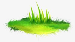 绿色草甸手绘绿色草甸高清图片