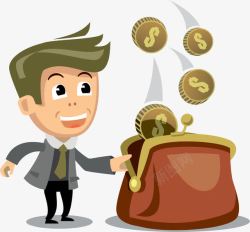 中间商金币元素高清图片