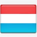 卢森堡国旗国国家标志素材