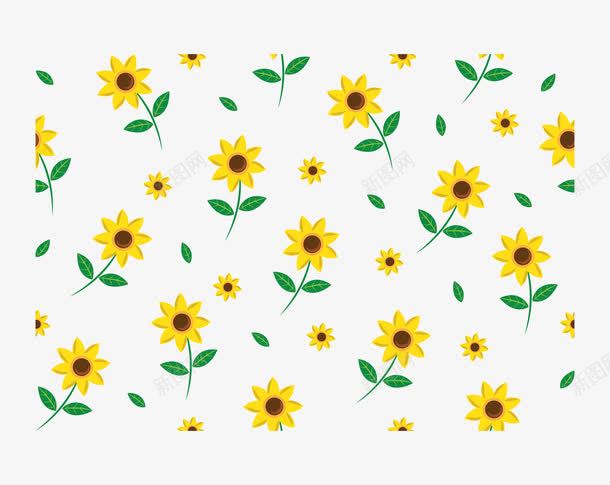 黄色花朵png免抠素材_新图网 https://ixintu.com 创意 花叶 花朵 黄色