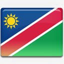 纳米比亚国旗国国家标志素材
