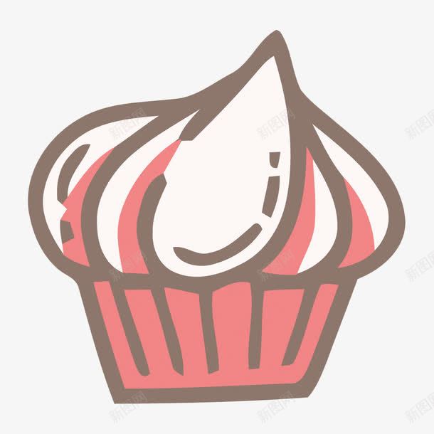 手绘粉色纸杯蛋糕png免抠素材_新图网 https://ixintu.com 矢量素材 粉色 粉色素材 粉色蛋糕 素材 纸杯 纸杯素材 纸杯蛋糕 蛋糕 蛋糕矢量 蛋糕素材