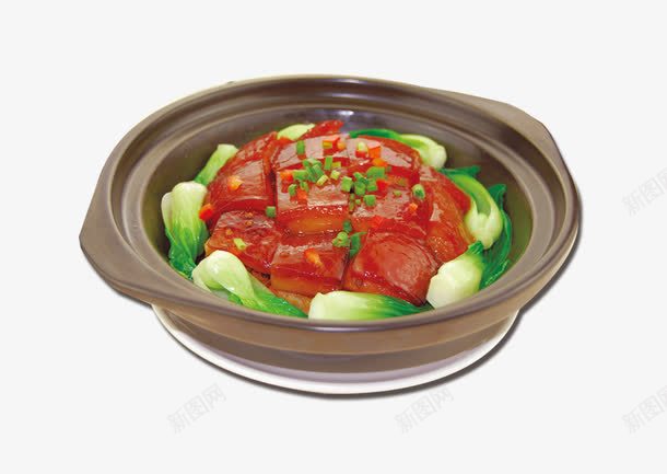 美味回锅肉png免抠素材_新图网 https://ixintu.com 传统美食 火锅肉 美味食品 青菜